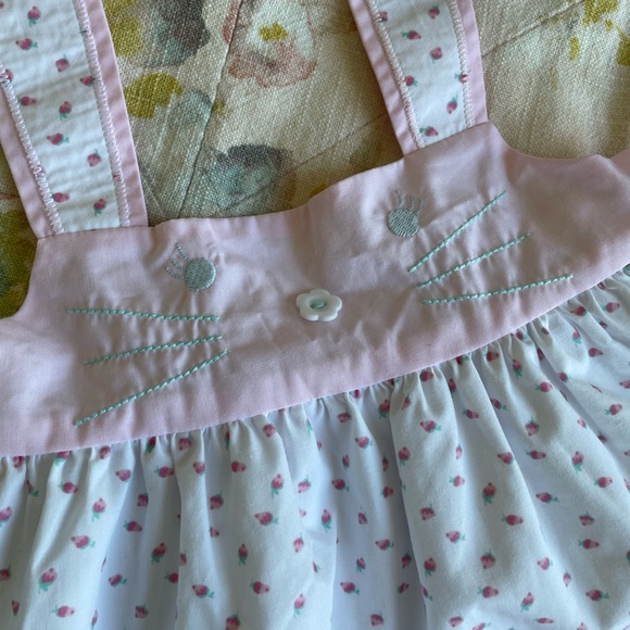 TBBC rose bunny rabbit set. - Picture 2 of 2